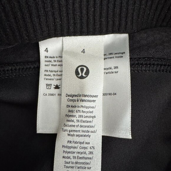 Lululemon Ribbed Softstreme Flared Pant Size 4 Charcoal Gray Pull On PT-2574 - Picture 2 of 12